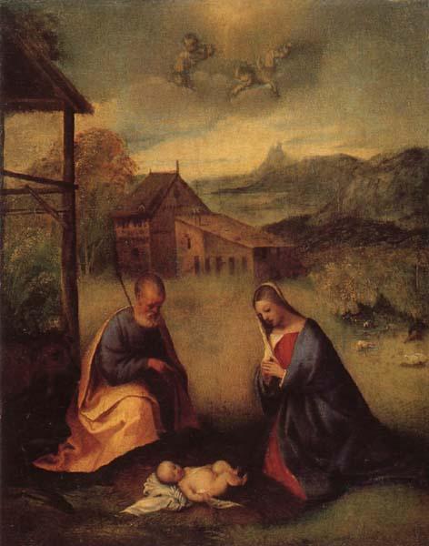 Girolamo Romanino Adoration of the Christ Sweden oil painting art